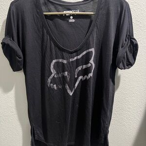Fox Women's Black Logo Tee